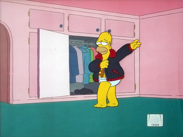 The Simpsons Original Production Cel - 1600013
