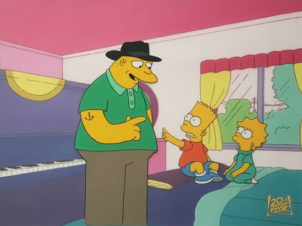 The Simpsons Original Production Cel - 1600017