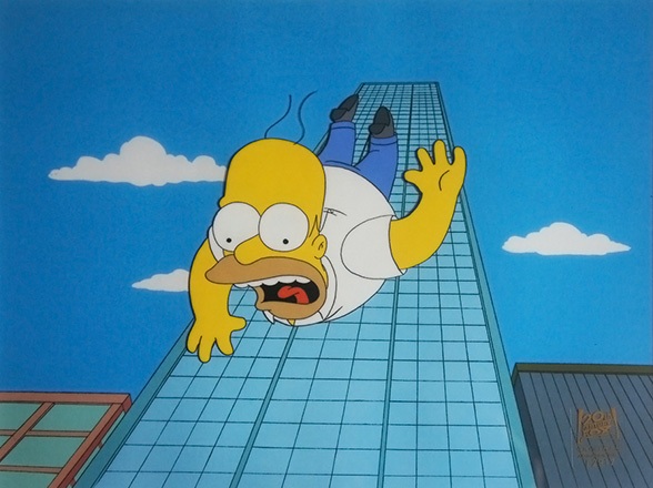 The Simpsons Original Production Cel - 1700003