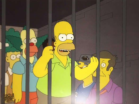 The Simpsons Original Production Cel - 1700010