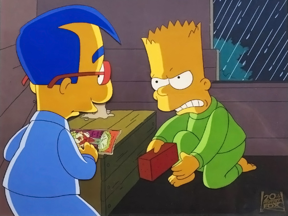 The Simpsons Original Production Cel - 1700012