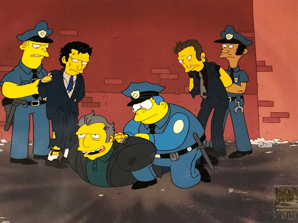 The Simpsons Original Production Cel - 1700037