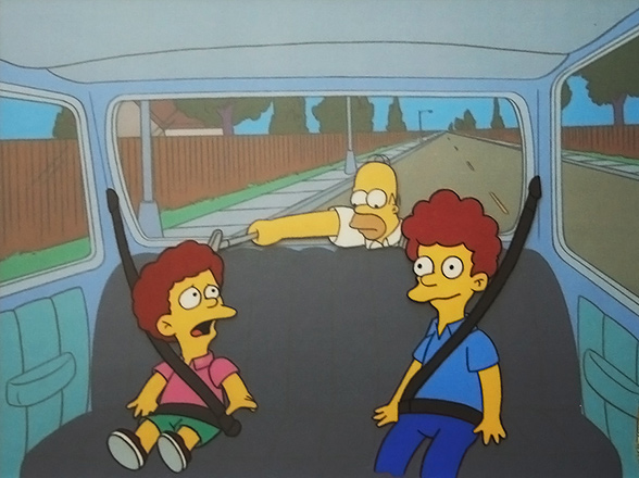The Simpsons Original Production Cel - 1600022