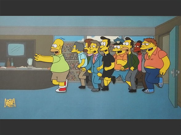 The Simpsons Original Production Cel - 1600023