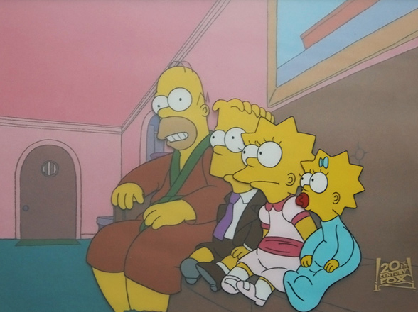 The Simpsons Original Production Cel - 1600027