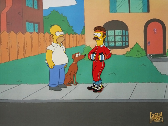 The Simpsons Original Production Cel - 1600038