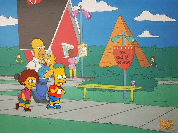 The Simpsons Original Production Cel - 1600039