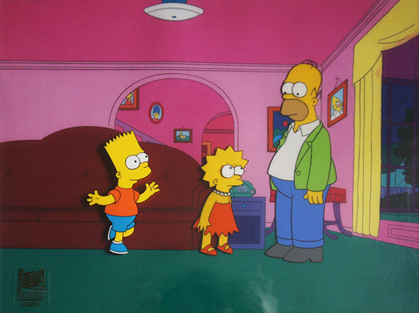 The Simpsons Original Production Cel - 1700002