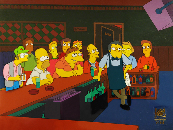 The Simpsons Original Production Cel - 1700017