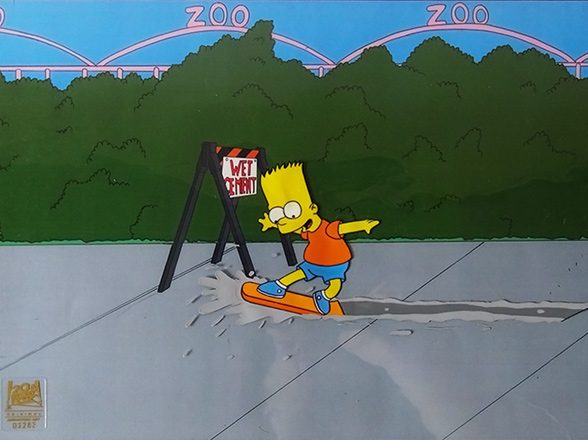 The Simpsons Original Production Cel - 1700018