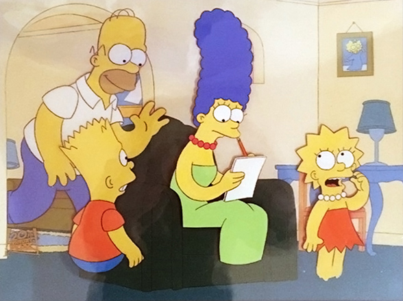 The Simpsons Original Production Cel - 1700032