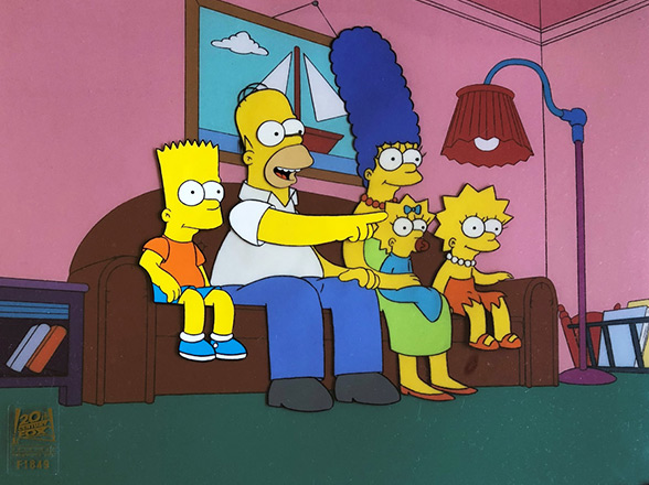 The Simpsons Original Production Cel - 1800006