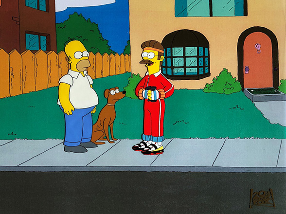 The Simpsons Original Production Cel - 1800007