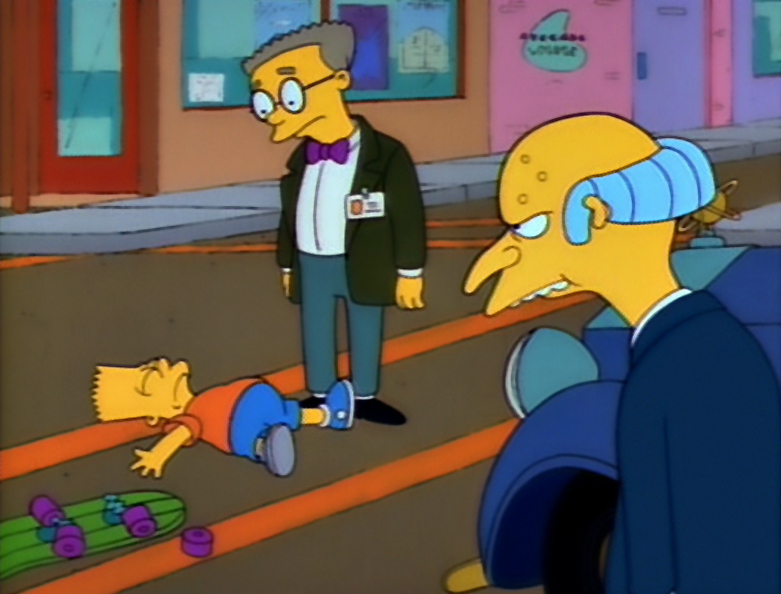 Bart Gets Hit By A Car